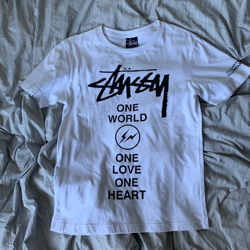 stussy fragment japan earthquake relief tee